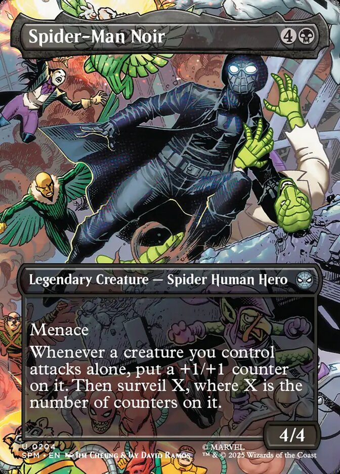 Spider-Man Noir, Marvel'S Spider-Man Card Art