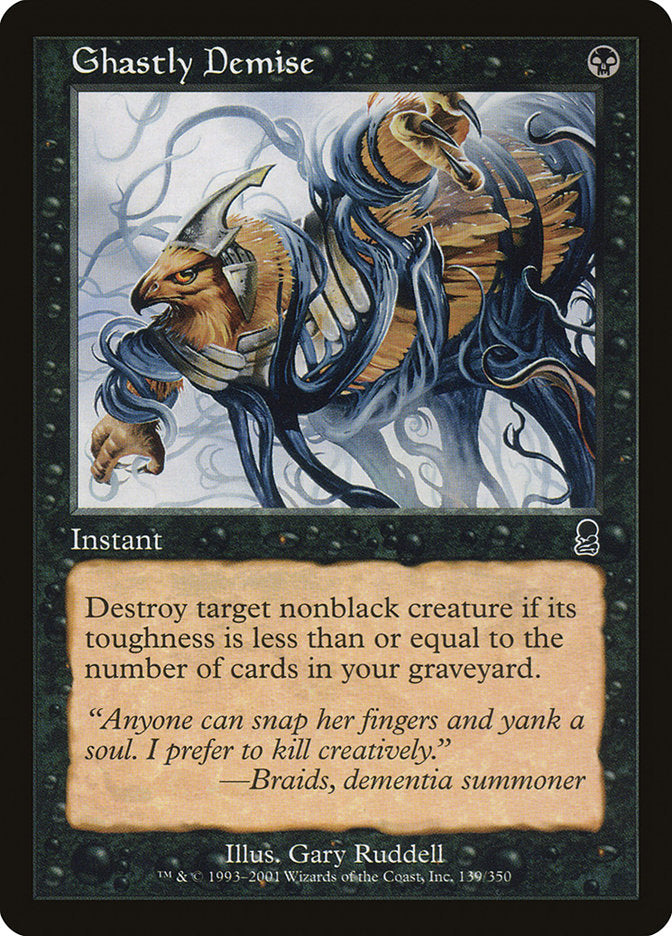 Ghastly Demise, Odyssey Card Art