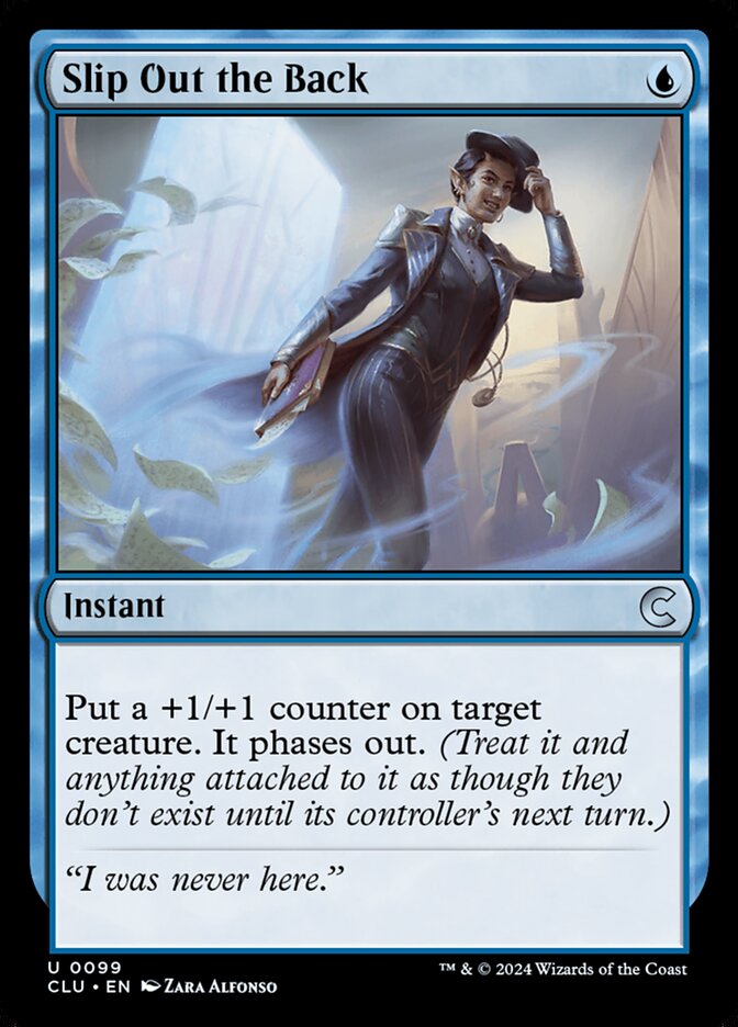 Slip Out the Back, Ravnica: Clue Edition Card Art