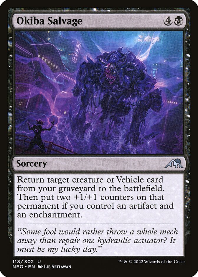 Okiba Salvage, Kamigawa: neon dynasty Card Art
