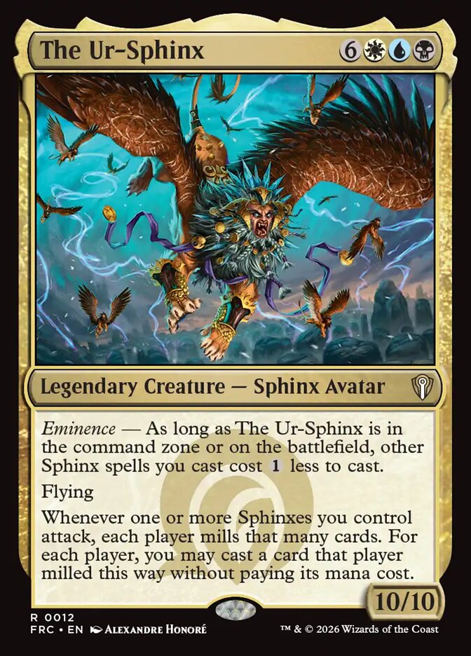 The Ur-Sphinx, Reality Fracture Commander Card Art