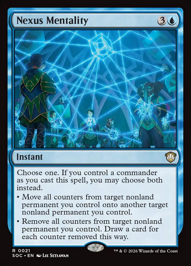Nexus Mentality, Secrets Of Strixhaven Commander Card Art