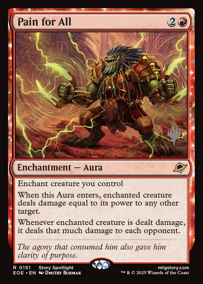 Pain for All, Edge Of Eternities Promos Card Art