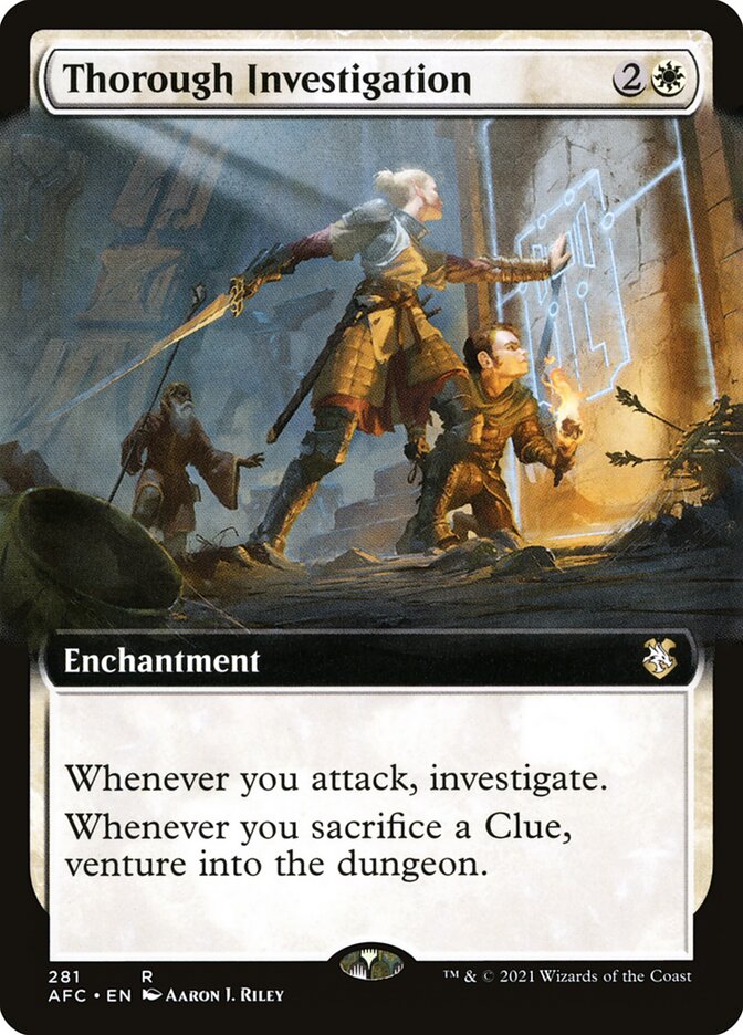Thorough Investigation, Forgotten Realms Commander Card Art