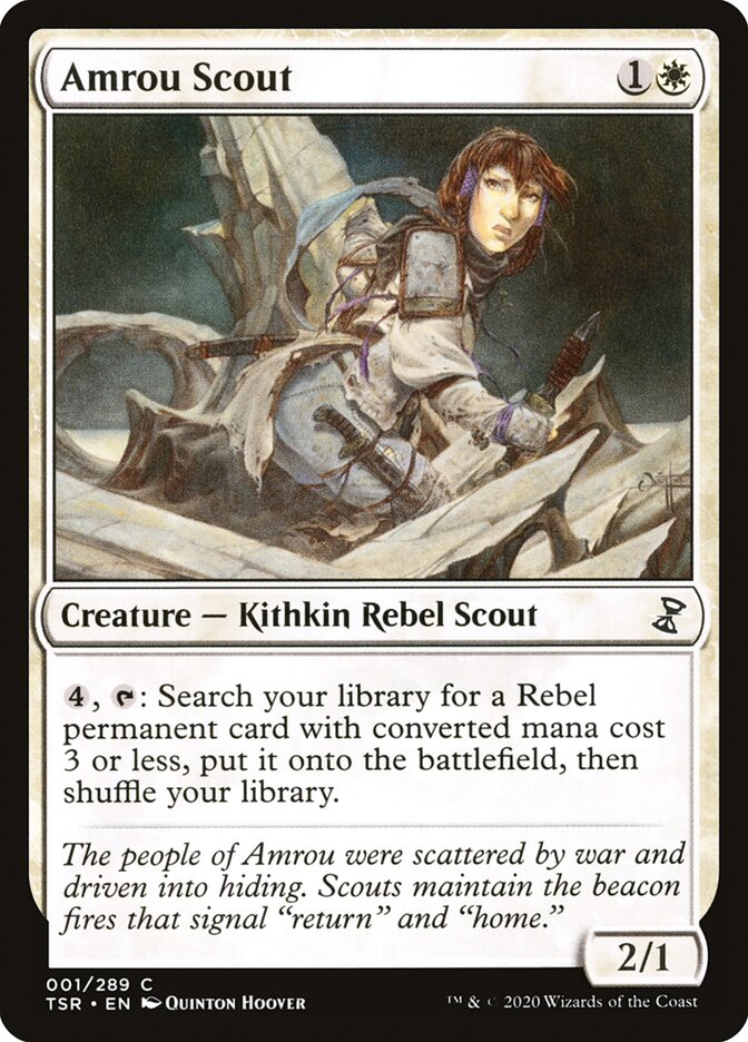 Amrou Scout, Time spiral remastered Card Art