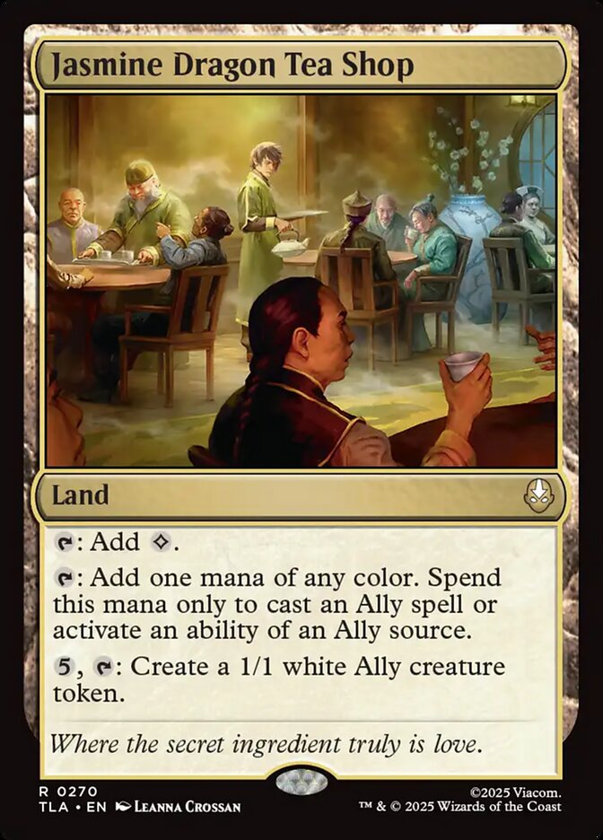 Jasmine Dragon Tea Shop, Avatar: The Last Airbender Card Art