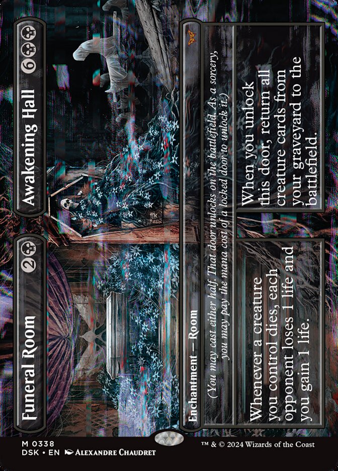 Funeral Room // Awakening Hall, Duskmourn: house of horror Card Art