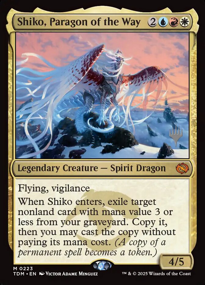 Shiko, Paragon of the Way, Tarkir: Dragonstorm Promos Card Art