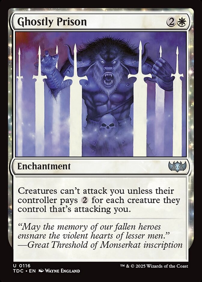 Ghostly Prison, Tarkir: Dragonstorm Commander Card Art