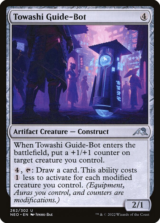 Towashi Guide-Bot, Kamigawa: neon dynasty Card Art