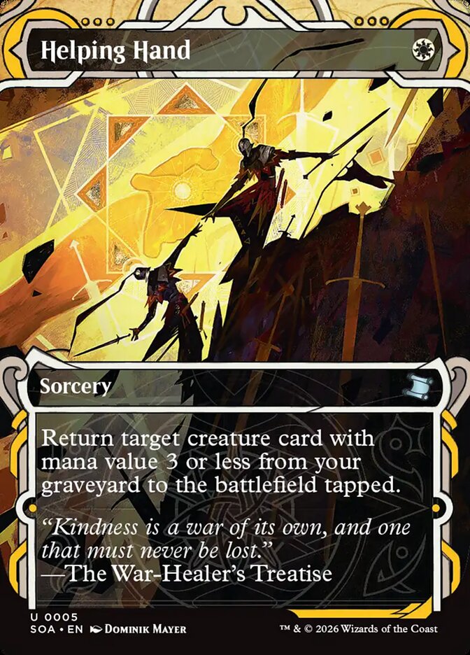 Helping Hand, Secrets Of Strixhaven Mystical Archive Card Art