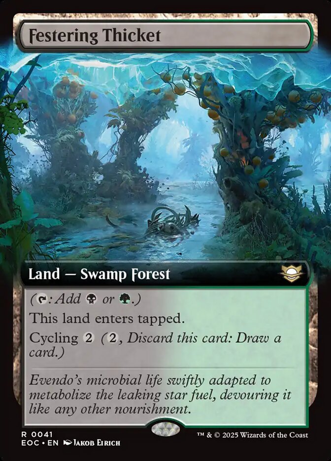 Festering Thicket, Edge Of Eternities Commander Card Art