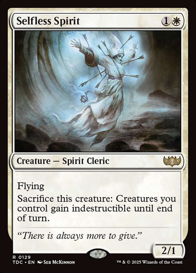 Selfless Spirit, Tarkir: dragonstorm commander Card Art