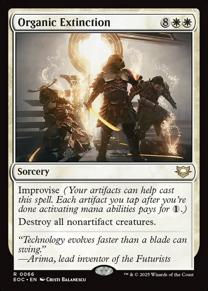 Organic Extinction, Edge Of Eternities Commander Card Art