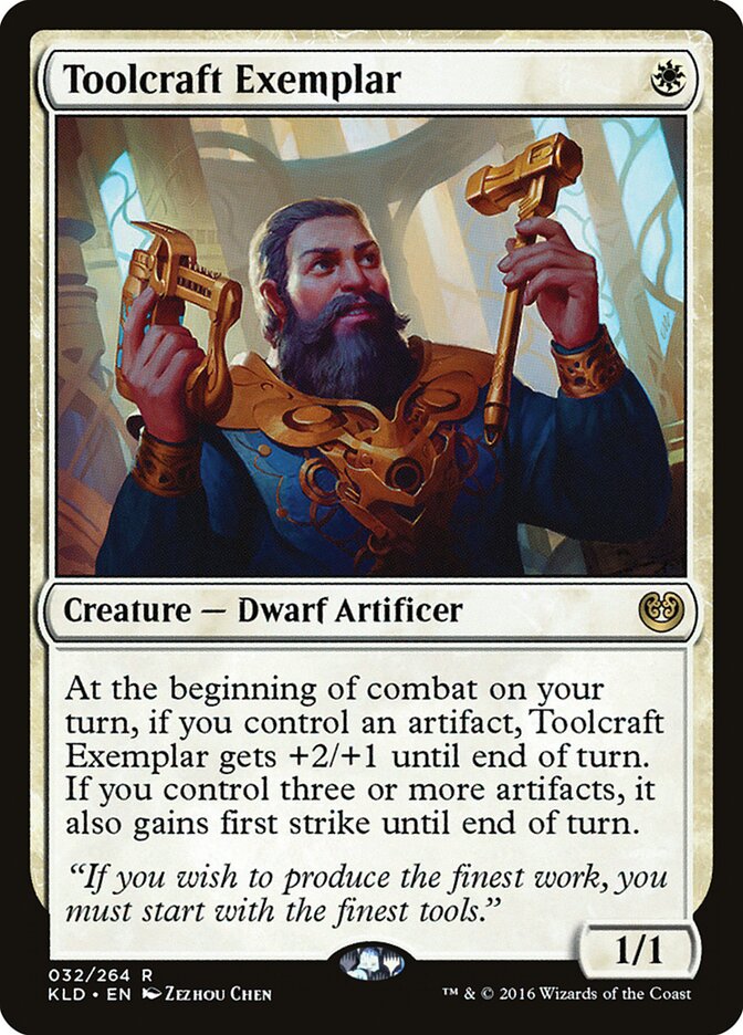 Toolcraft Exemplar, Kaladesh Card Art
