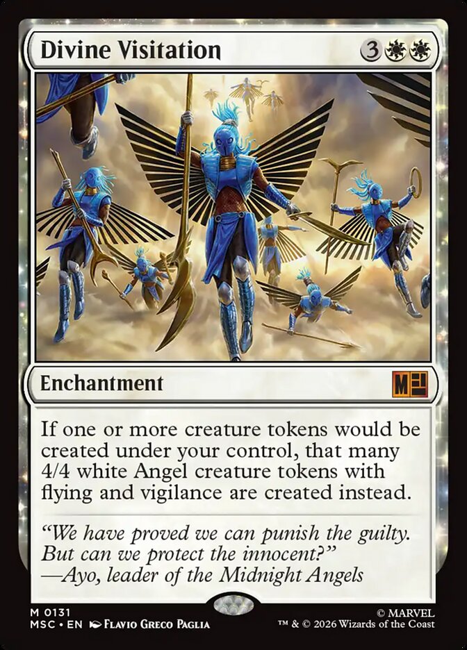 Divine Visitation, Marvel Super Heroes Commander Card Art