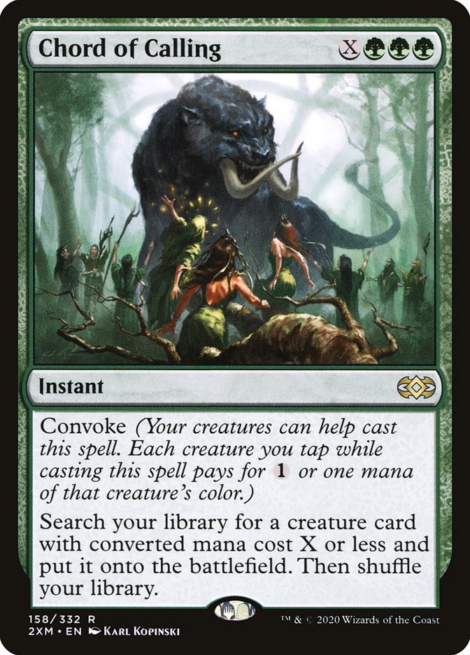 Chord of Calling, Double Masters Card Art