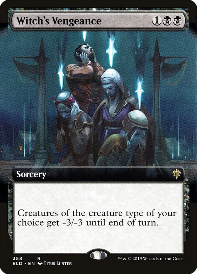 Witch's Vengeance, Throne of eldraine Card Art