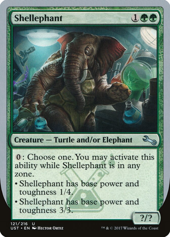 Shellephant, Unstable Card Art