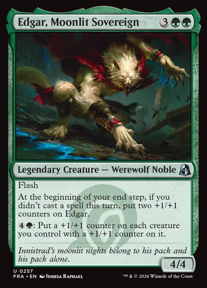 Edgar, Moonlit Sovereign, Reality Fracture Card Art