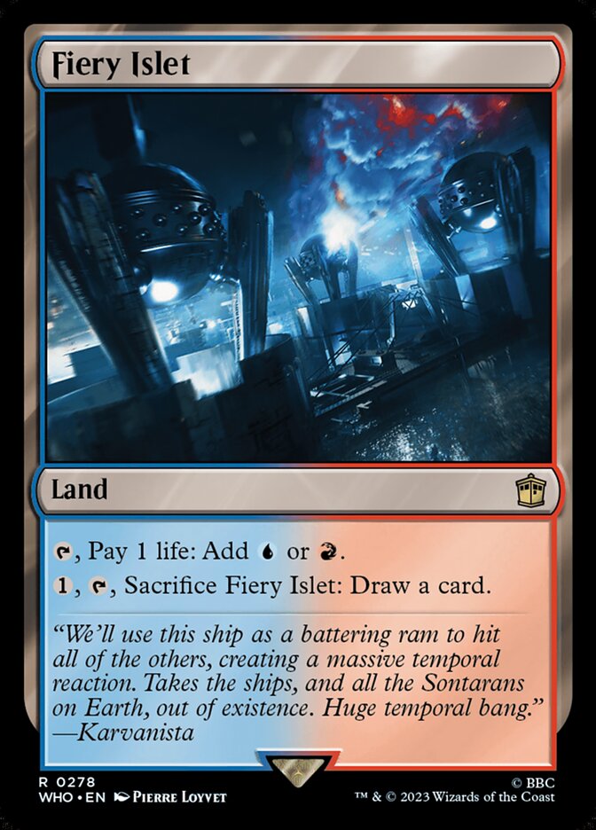 Fiery Islet, Doctor Who Card Art