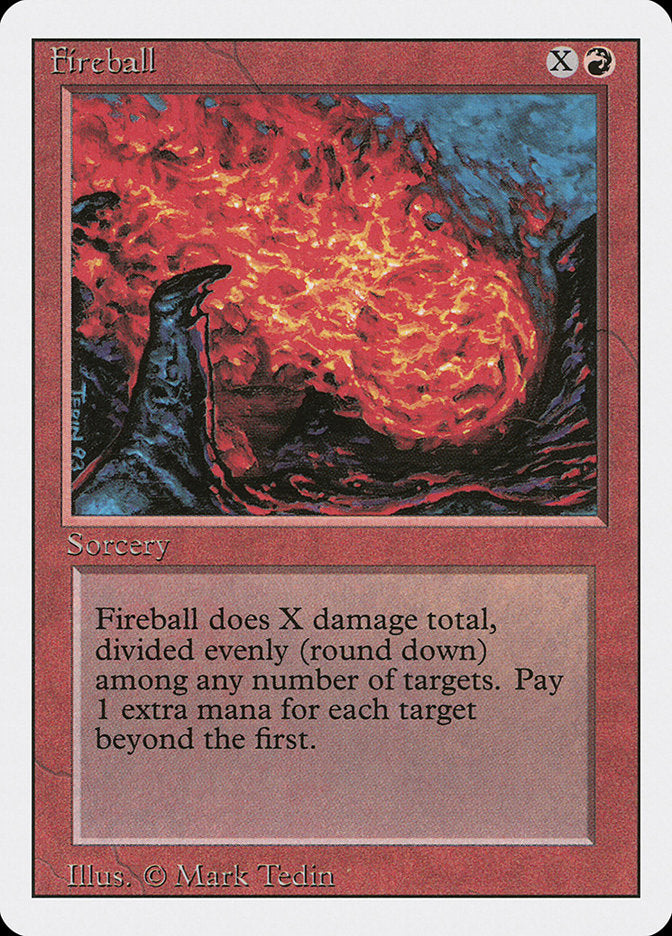 Fireball, Revised edition Card Art