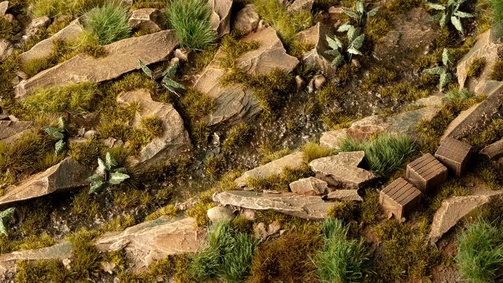 Gamers Grass - Grass Tufts - Dark Moss 2mm