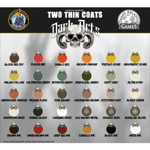 Two Thin Coats - Paint Set - Dark Arts