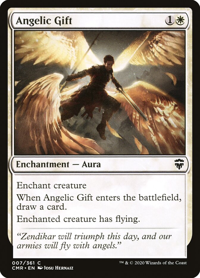 Angelic Gift, Commander Legends Card Art