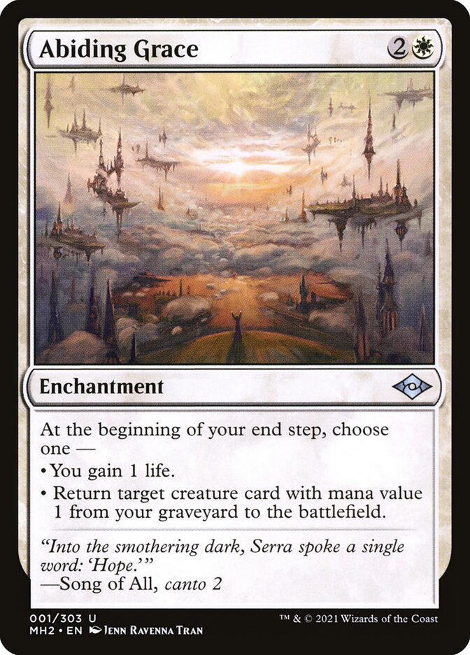 Abiding Grace, Modern horizons 2 Card Art