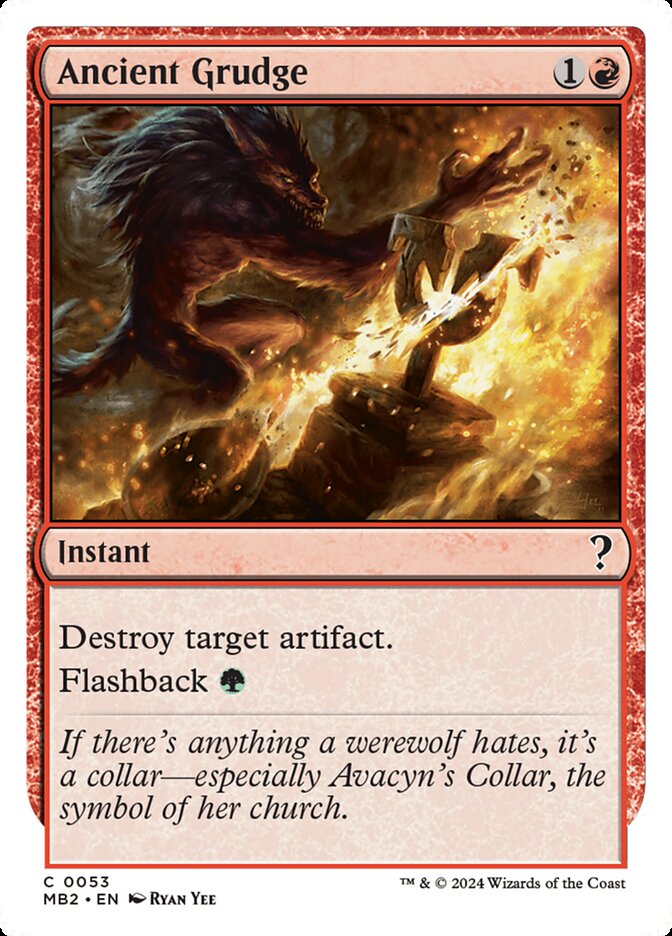 Ancient Grudge, Mystery Booster 2 Card Art