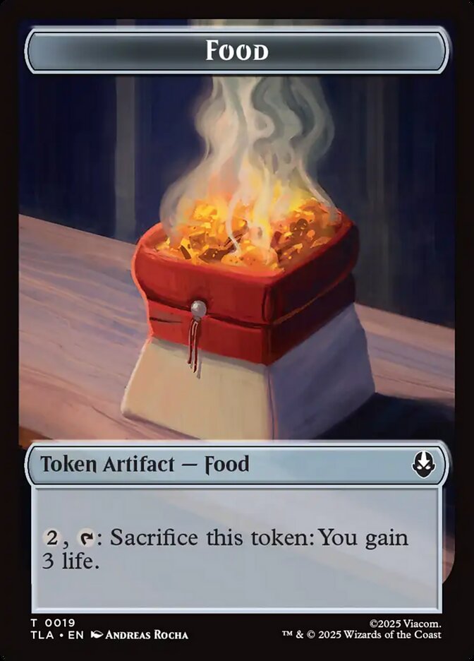 Food, Avatar: The Last Airbender Tokens Card Art