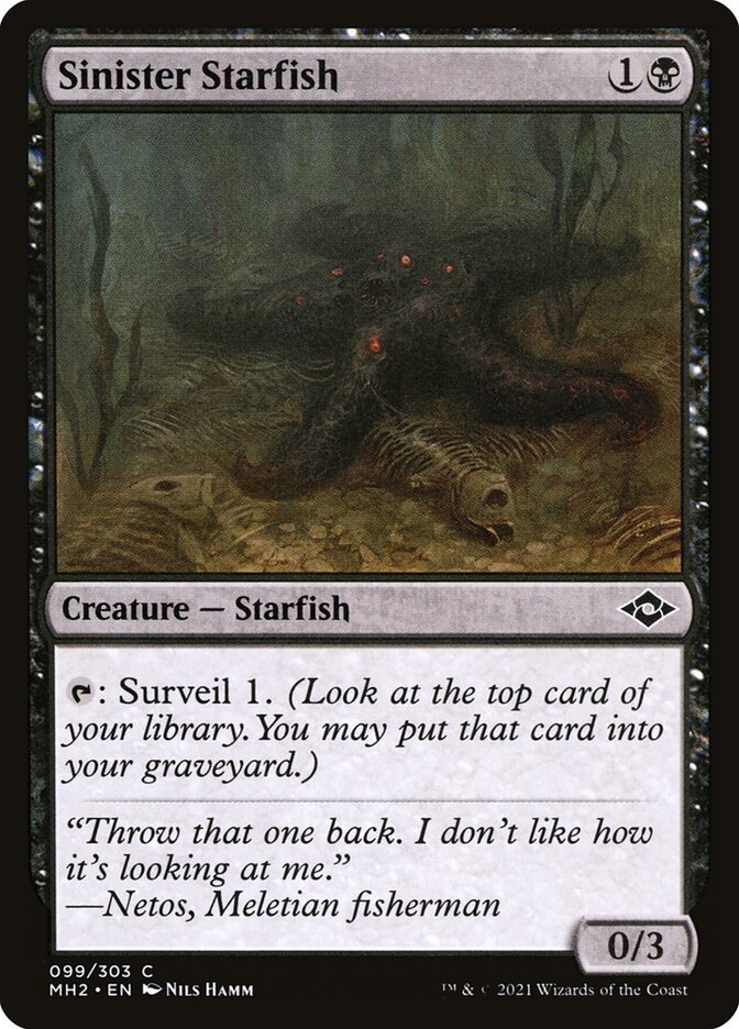 Sinister Starfish, Modern horizons 2 Card Art