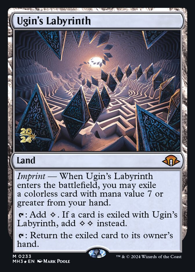 Ugin's Labyrinth, Modern horizons 3 promos Card Art