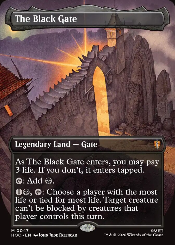The Black Gate, The Hobbit Eternal Card Art