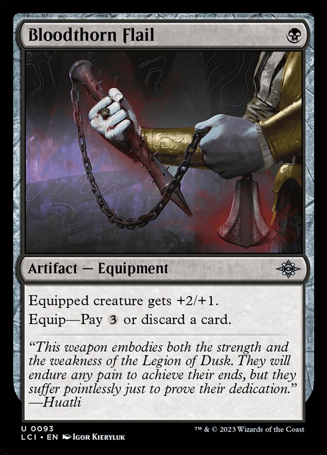 Bloodthorn Flail, The lost caverns of ixalan Card Art