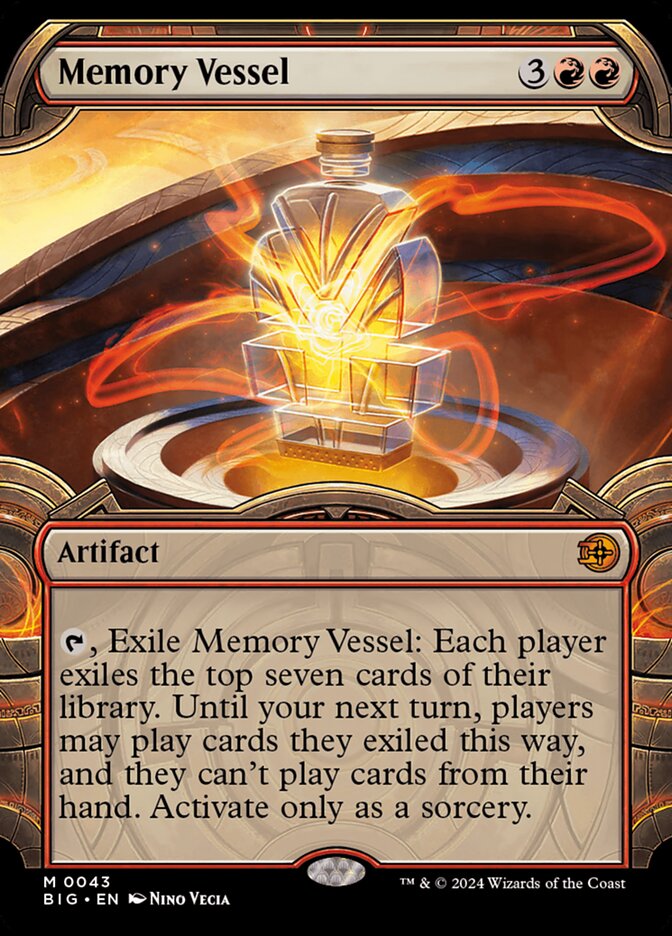 Memory Vessel, The Big Score Card Art