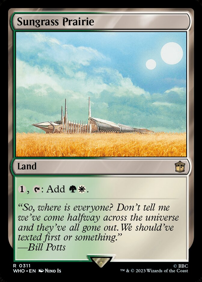 Sungrass Prairie, Doctor Who Card Art