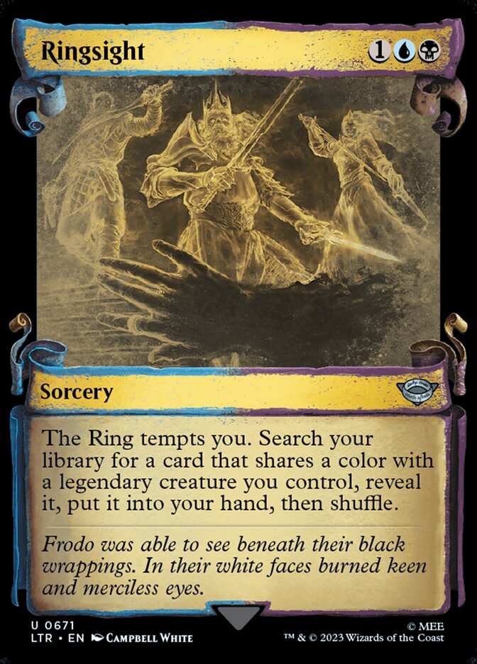 Ringsight, The Lord Of The Rings: Tales Of Middle-Earth Card Art