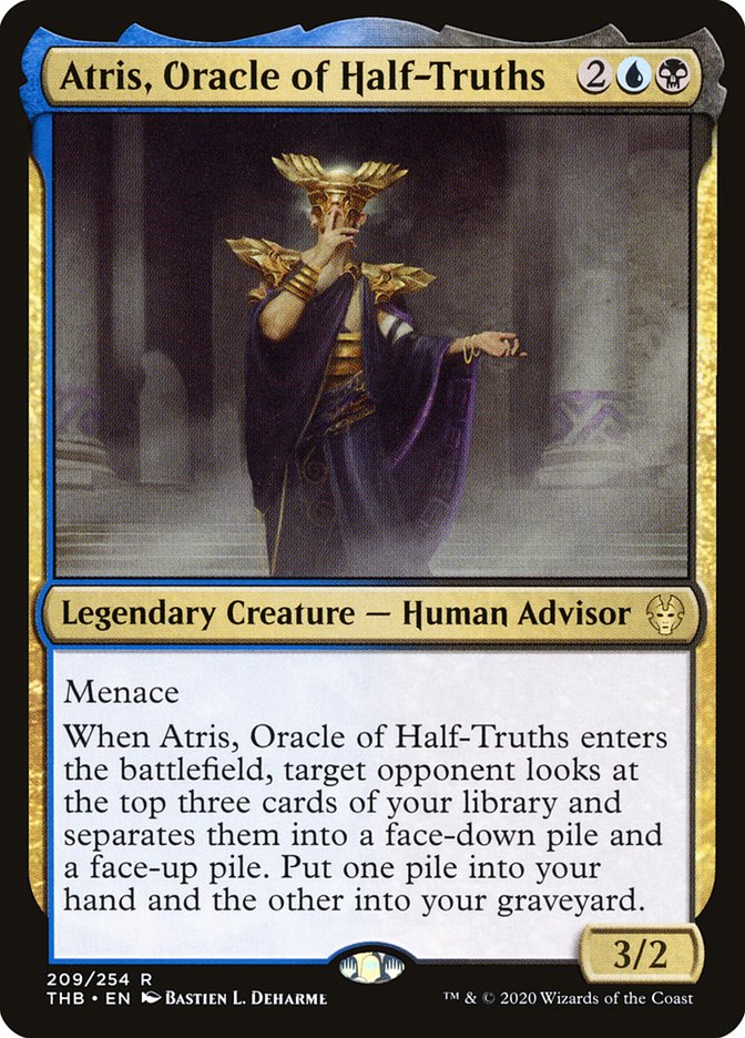 Atris, Oracle of Half-Truths, Theros beyond death Card Art