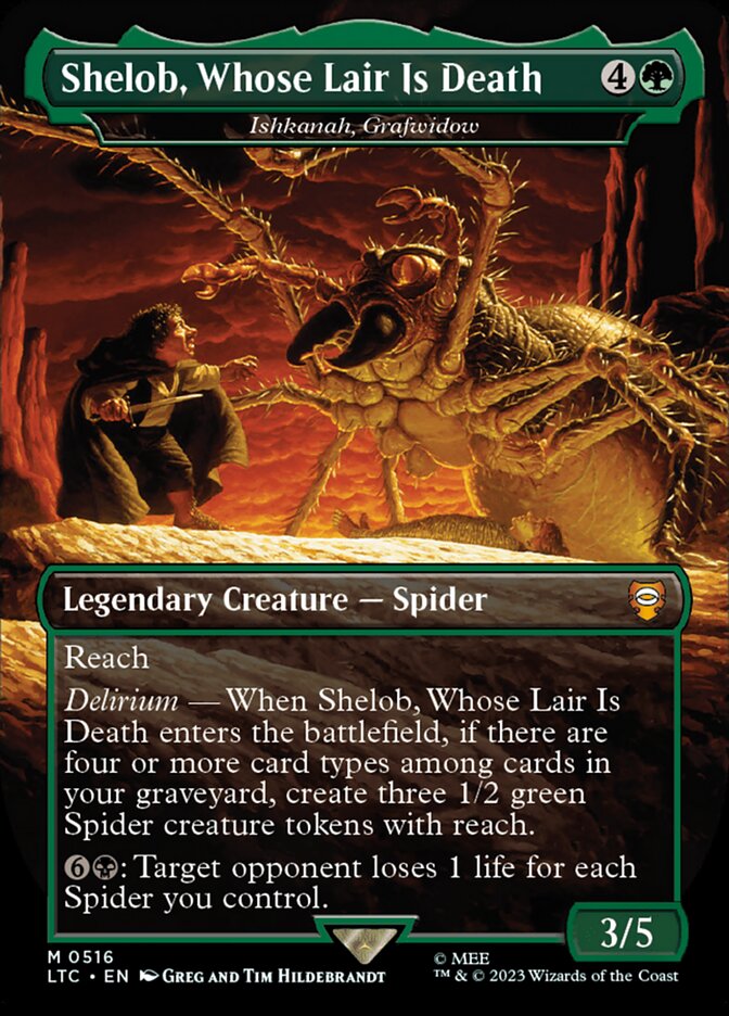 Ishkanah, Grafwidow, Tales of middle-earth commander Card Art