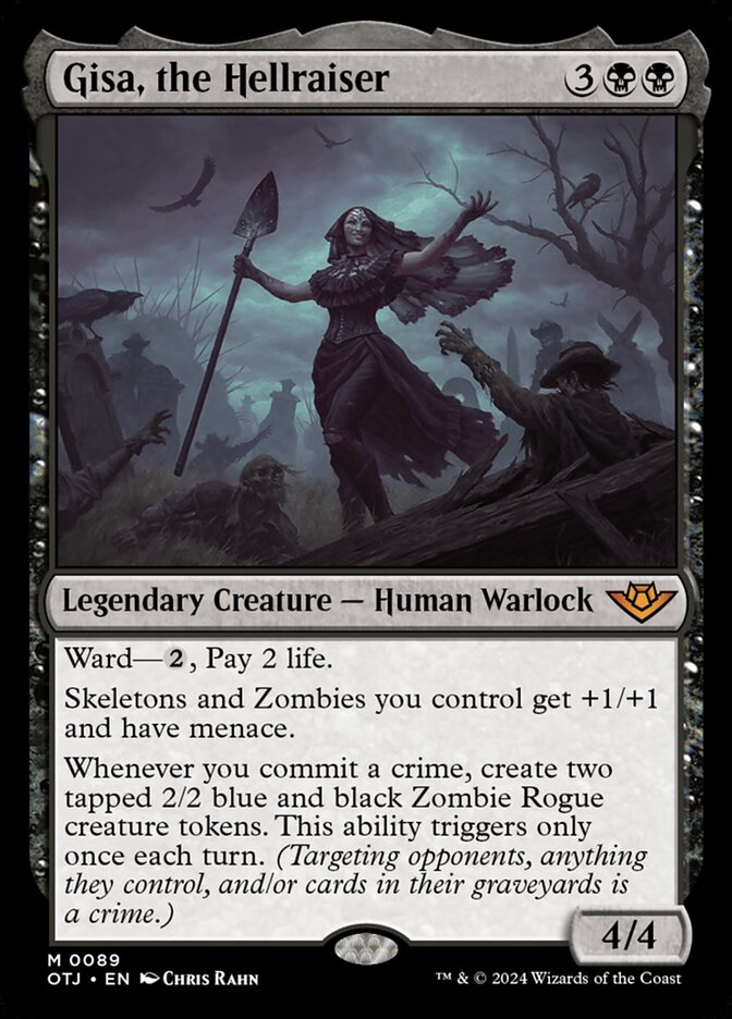 Gisa, the Hellraiser, Outlaws Of Thunder Junction Card Art