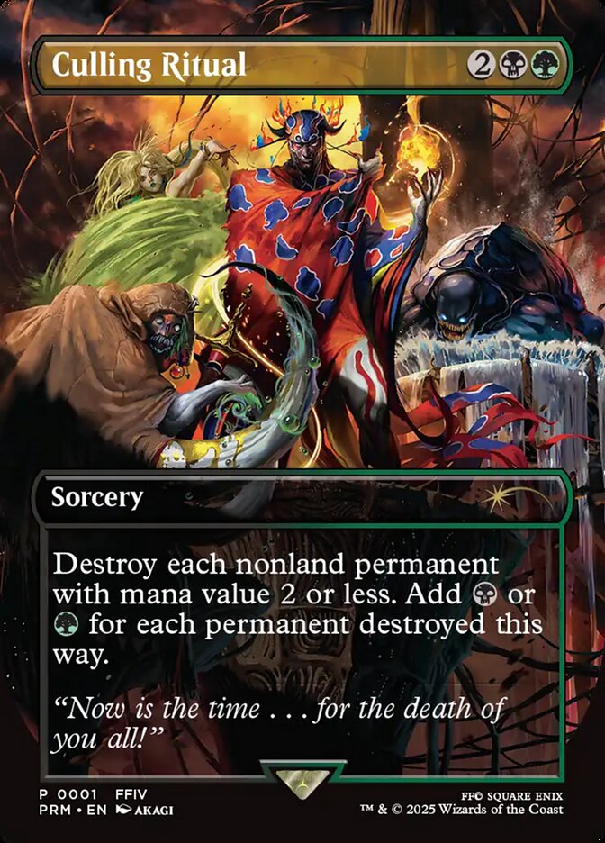 Culling Ritual, Wizards Play Network 2025 Card Art