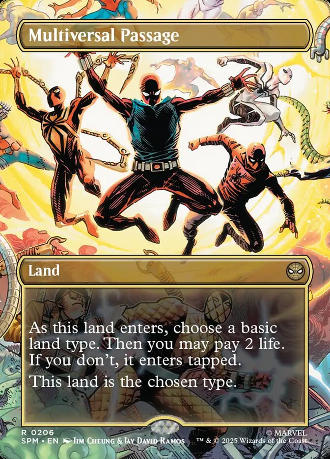 Multiversal Passage, Marvel'S Spider-Man Card Art