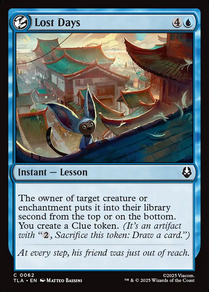 Lost Days, Avatar: The Last Airbender Card Art