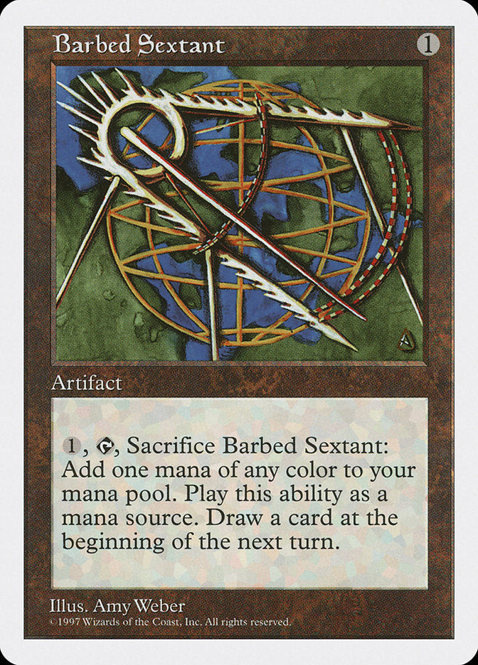 Barbed Sextant, Fifth edition Card Art