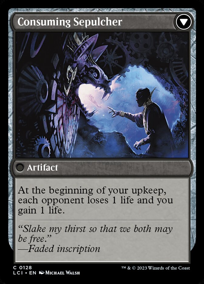 Tithing Blade // Consuming Sepulcher, The Lost Caverns Of Ixalan Card Art