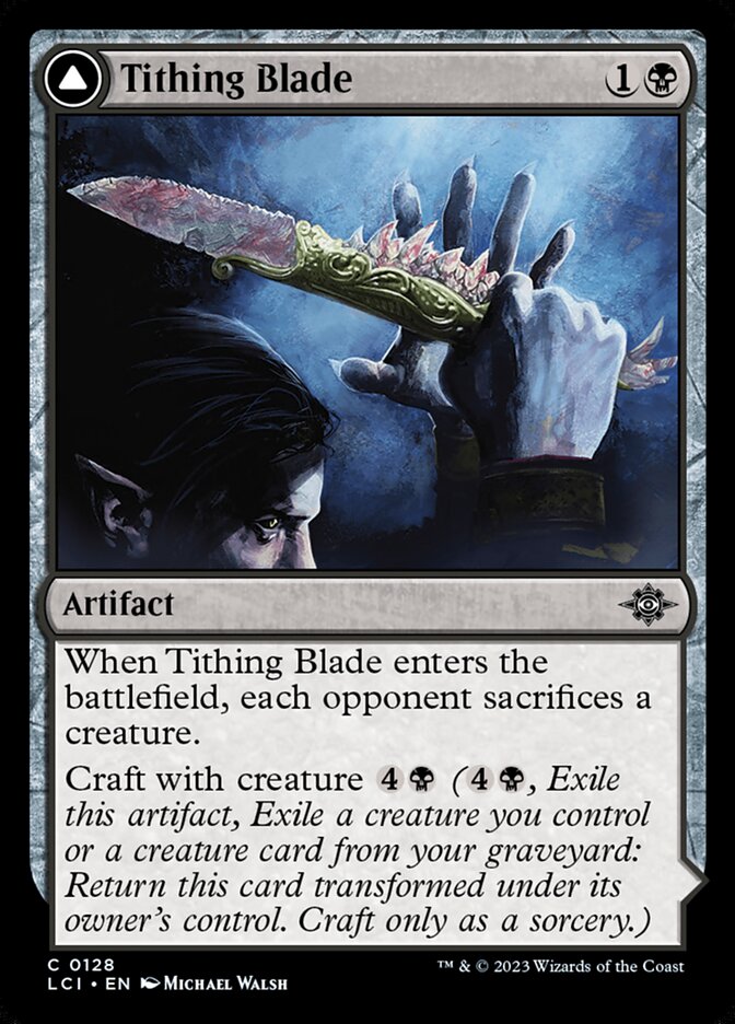 Tithing Blade // Consuming Sepulcher, The Lost Caverns Of Ixalan Card Art