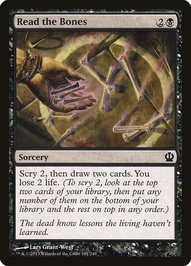 Read the Bones, Theros Card Art