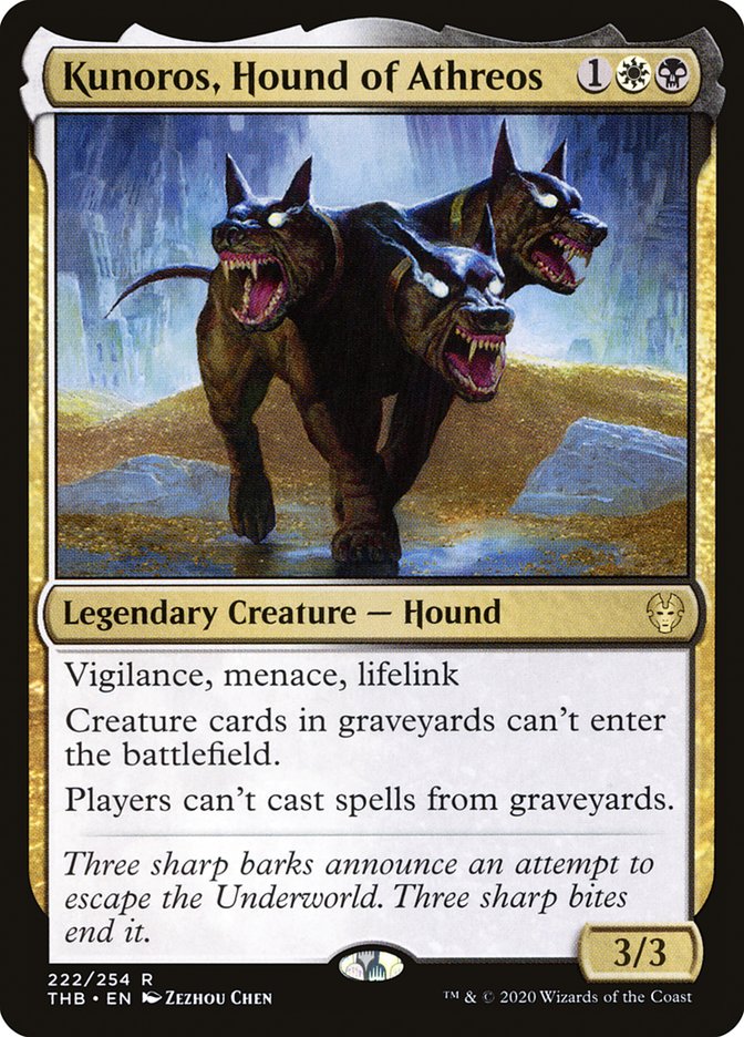 Kunoros, Hound of Athreos, Theros beyond death Card Art